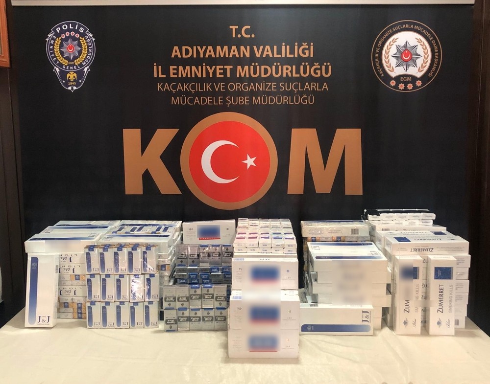Şüpheli araçta gümrük kaçağı sigaralar ele geçirildi 