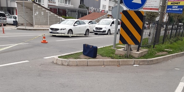 Şüpheli valiz fünye ile patlatıldı