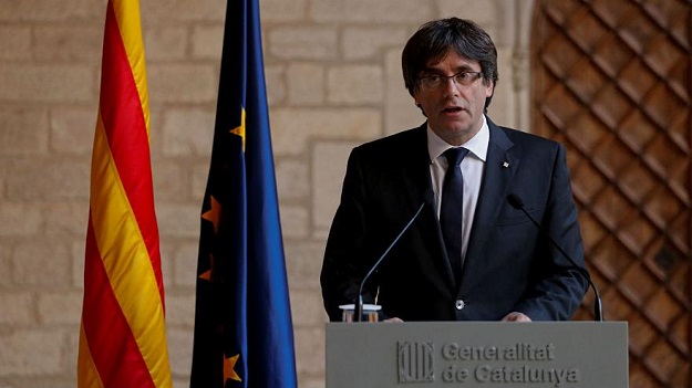 Sürgündeki Katalan lider Puigdemont, AP seçimleri için aday oldu