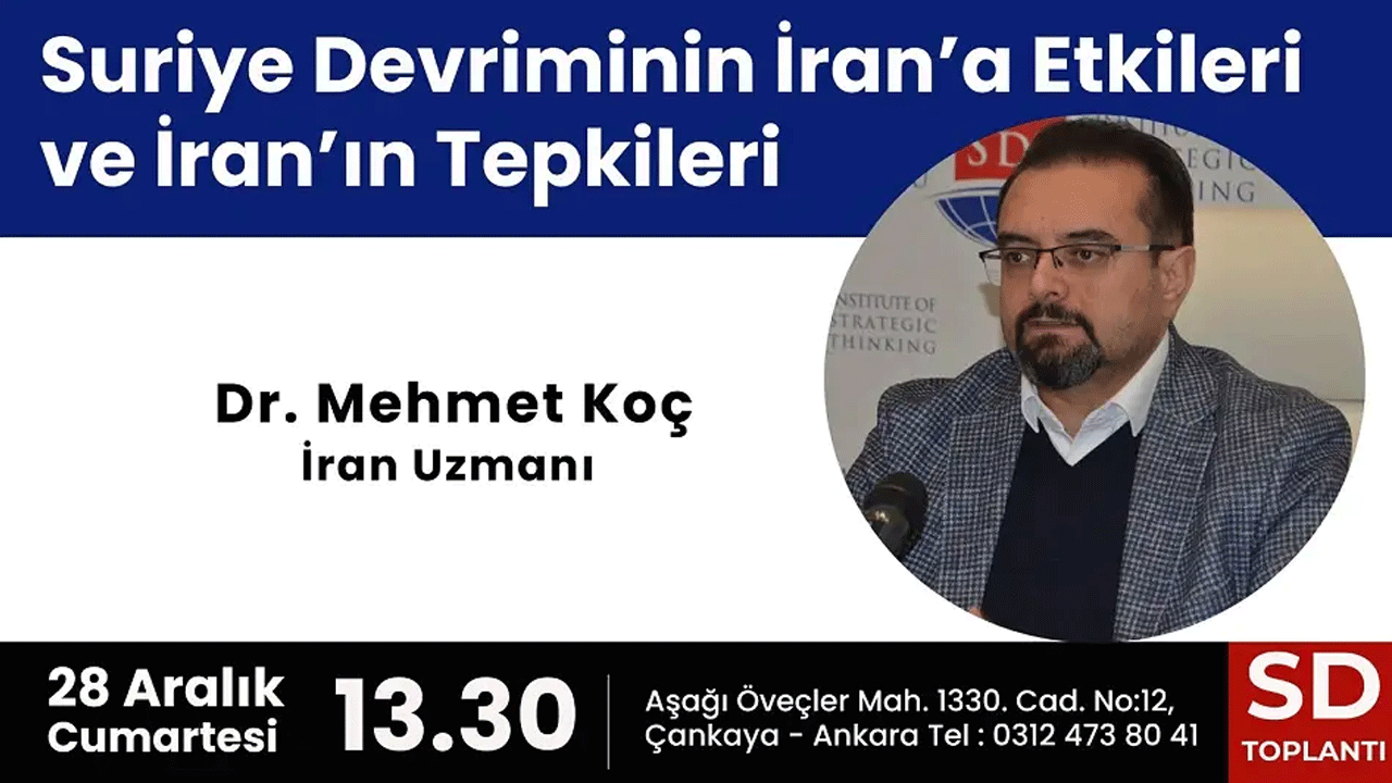 Suriye devriminin İran'a etkileri neler? Mehmet Koç değerlendirecek
