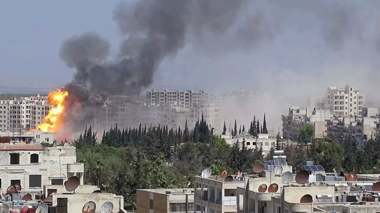 Suriye İdlib’de patlama