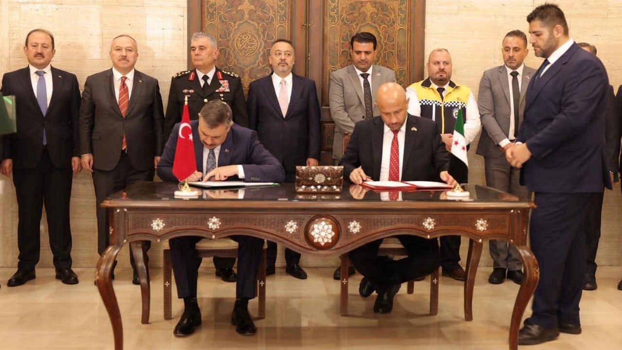 Suriye ile afet ve acil durum mutabakat zaptı imzalandı