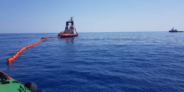 Suriye kaynaklı petrol sızıntısına ilişkin KKTC kıyılarında inceleme! Sonuç açıklandı