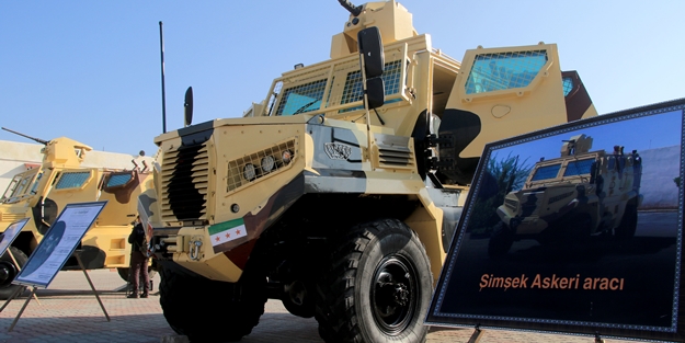 Suriye Milli Ordusu yerli imkanlarla üretti! 'Şimşek'