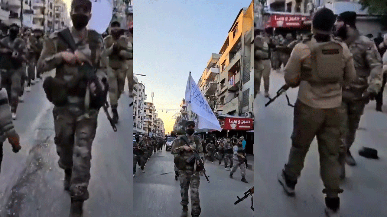 Suriye ordusu Beşşar Esed'ın doğduğu ilde gövde gösterisi yaptı