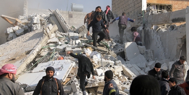 Suriye ordusu yine varil bombalarıyla saldırdı