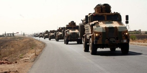 Suriye sınırına askeri sevkiyat
