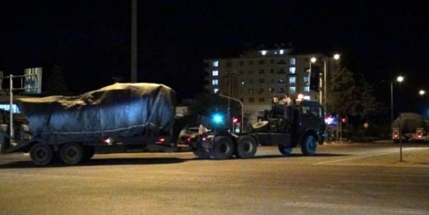 Suriye sınırına askeri sevkiyat