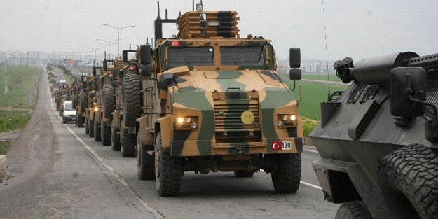 Suriye sınırına askeri sevkiyat