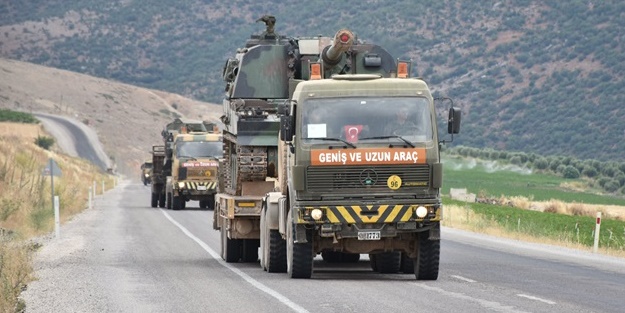 Suriye sınırına konuşlandı!