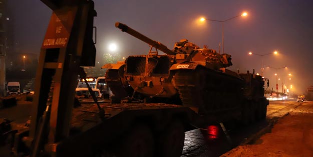 Suriye sınırına sevk edilen konvoy Mardin'e ulaştı