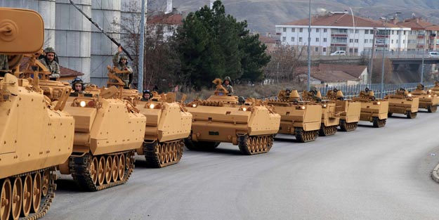 Suriye sınırına sevkiyat tüm hızıyla sürüyor