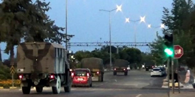 Suriye sınırında askeri hareketlilik