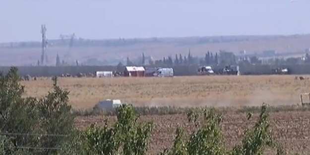 Suriye sınırında hareketli anlar