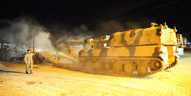 Suriye sınırında hareketlilik! Çok sayıda tank ve zırhlı sevk edildi