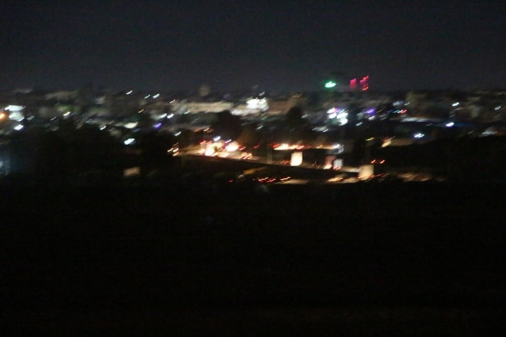 Suriye tarafındaki ABD konvoyu, Nusaybin’den görüntülendi 