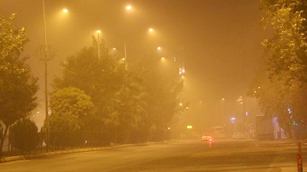 Suriye üzerinden geldi, Adıyaman'ın her tarafını kapladı