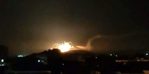 Suriye'de askeri hava üssüne saldırı!