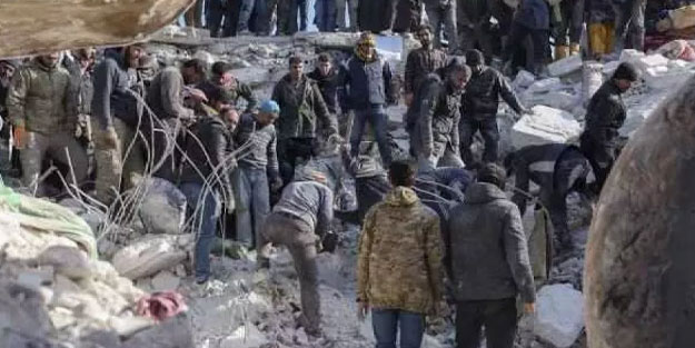 Suriye'de depremde ölü sayısı 1932'ye çıktı