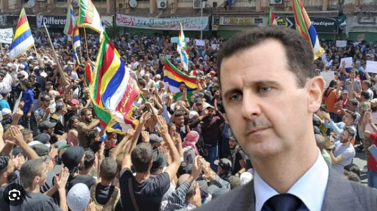 Suriye'de halk ayaklandı! 'Esed istifa' sloganları