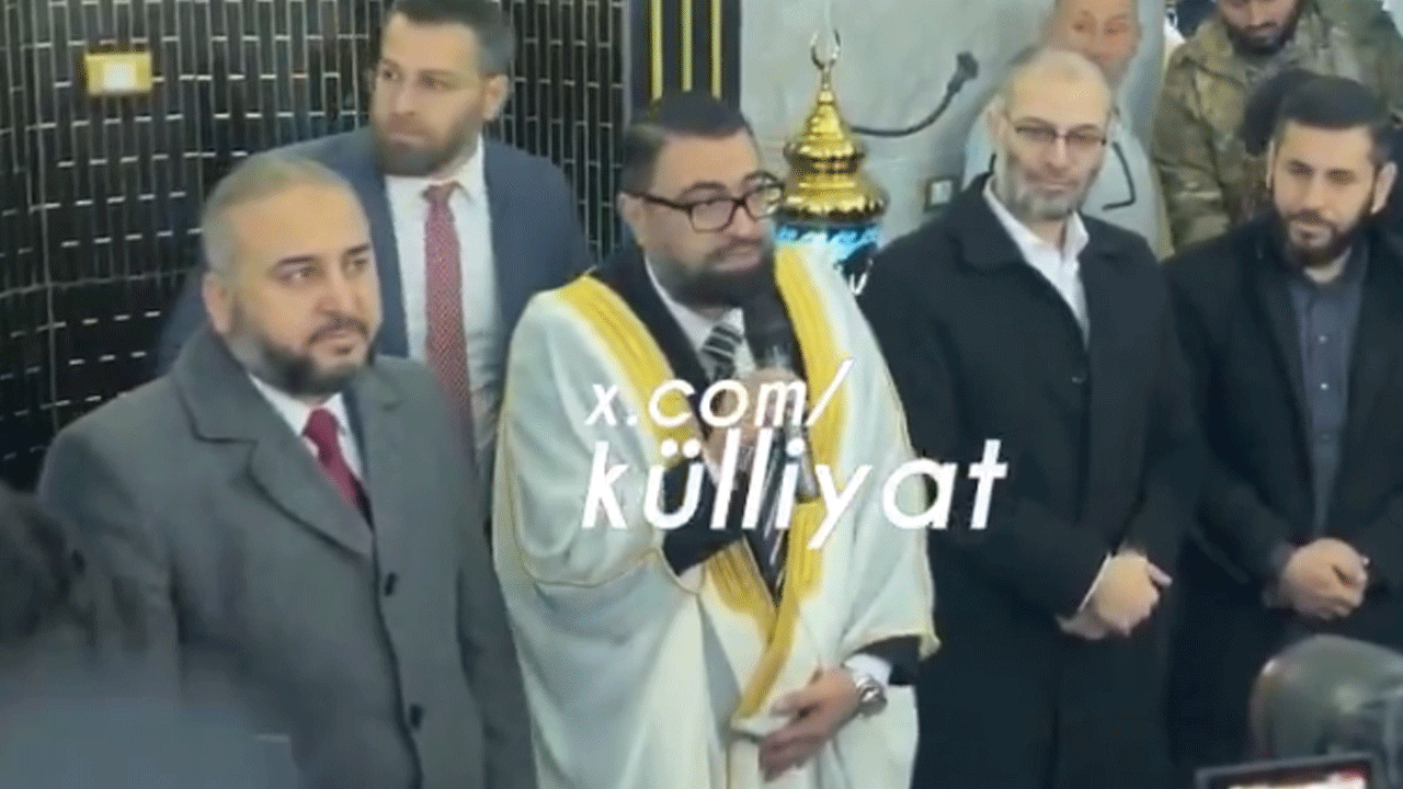 Suriye'deki camiye Türkiye mührü: Davamız tek tarihimiz meşterek kaderimiz bir!