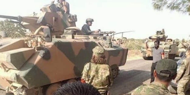Suriye'deki Türkmen Birlikler Türk tanklarını karşıladı