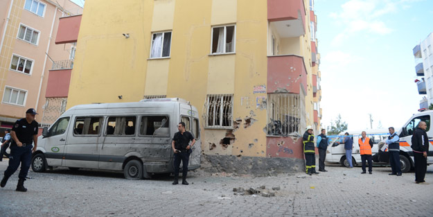 Suriye'den Kilis'e üç roket düştü