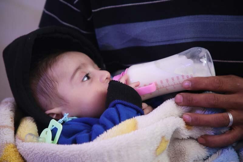 Suriyeli baba, bebeğine Türk SİHA'sının adını koydu