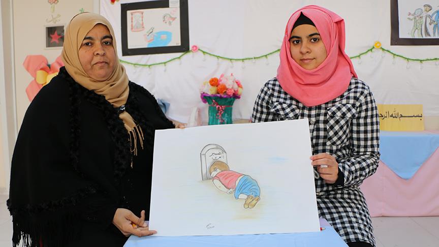 'Suriyeli göçmen sorunu'nu böyle resmetti