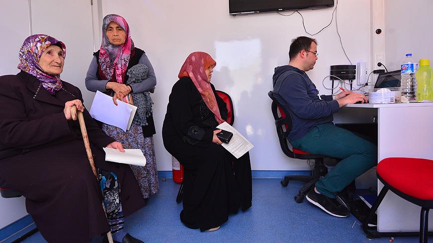 Suriyeli kadınlara üçlü kanser taraması