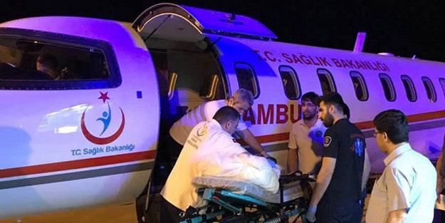 Suriyeli kız bebeğin üzerine kızgın yağ döküldü