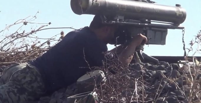 Suriyeli muhalifler ilk kez Milan füzesi kullandı