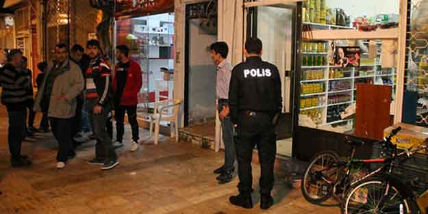 Suriyeliler ile market sahibi arasında 'veresiye' kavgası
