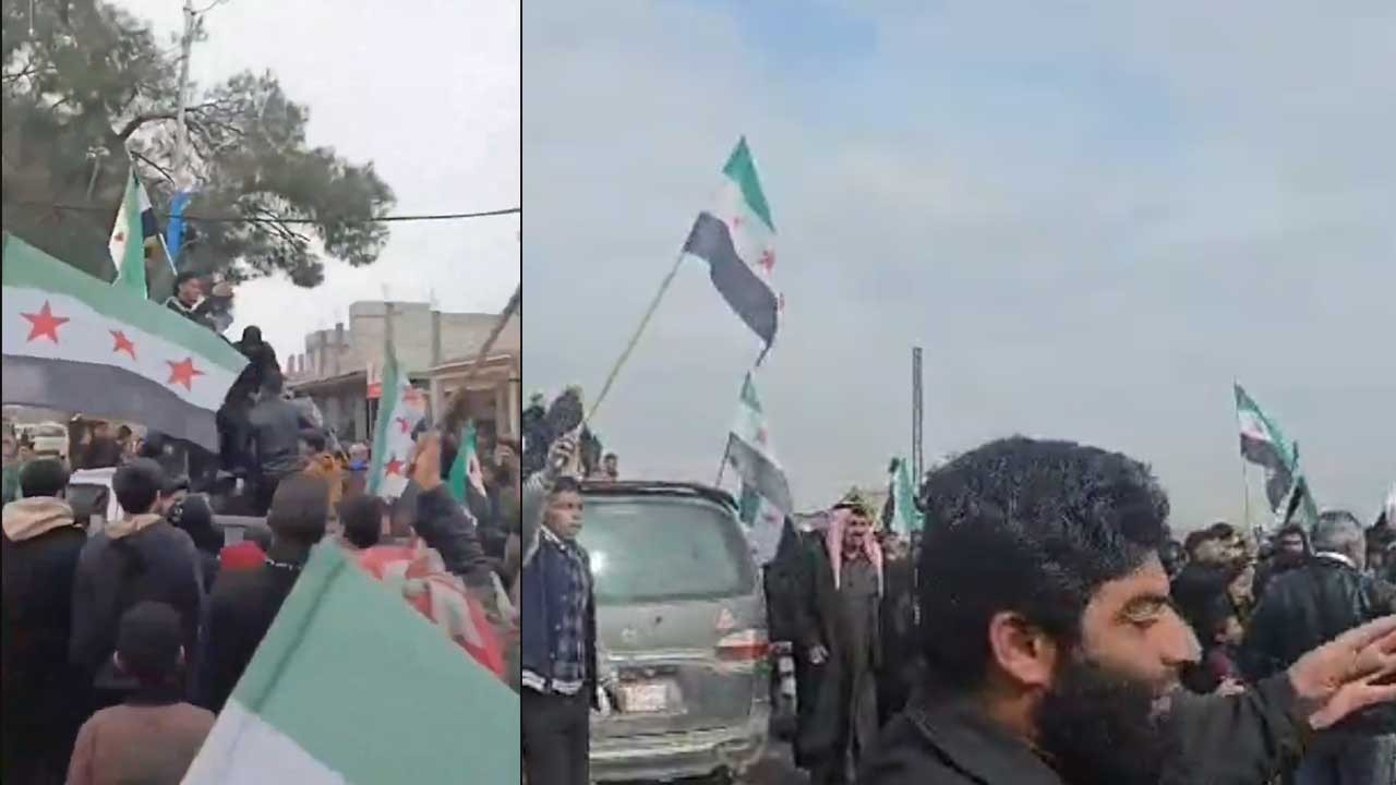 Suriyeliler, tüm bölgenin teröristlerden temizlenmesi için ayakta! Bölge halkı YPG/PKK’nın her yerden çıkarılmasını istiyor