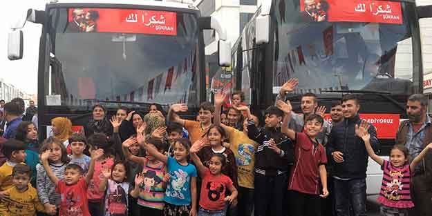 Suriyelilerin dönüşü sürüyor! İki otobüs yola çıktı
