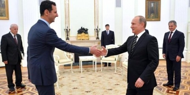 Suriye'nin anahtarını Putin'e verdi