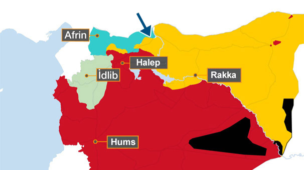 Suriye'nin kuzeyindeki Münbiç'te ortak devriye başladı