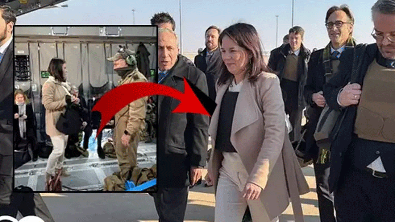 Suriye’ye gelen Alman bakan korkudan çelik yelekle Şam’a indi