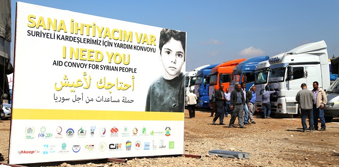 Suriye’ye yardımlar 3 bin TIR’ı geçti