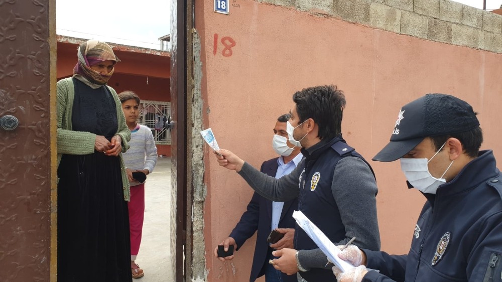 Suruç’ta vatandaşlara adreslerinde ödeme yapılıyor 