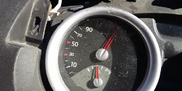 Sürücünün öldüğü kazada, hız kadranı 150’de takılı kaldı
