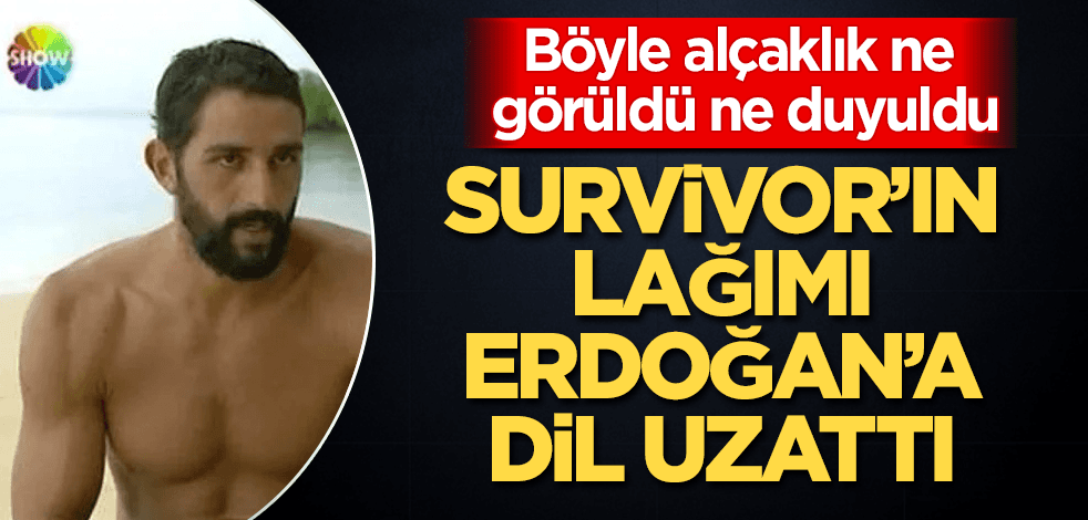 Survivor yarışmacısından Erdoğan'la ilgili alçakça paylaşım