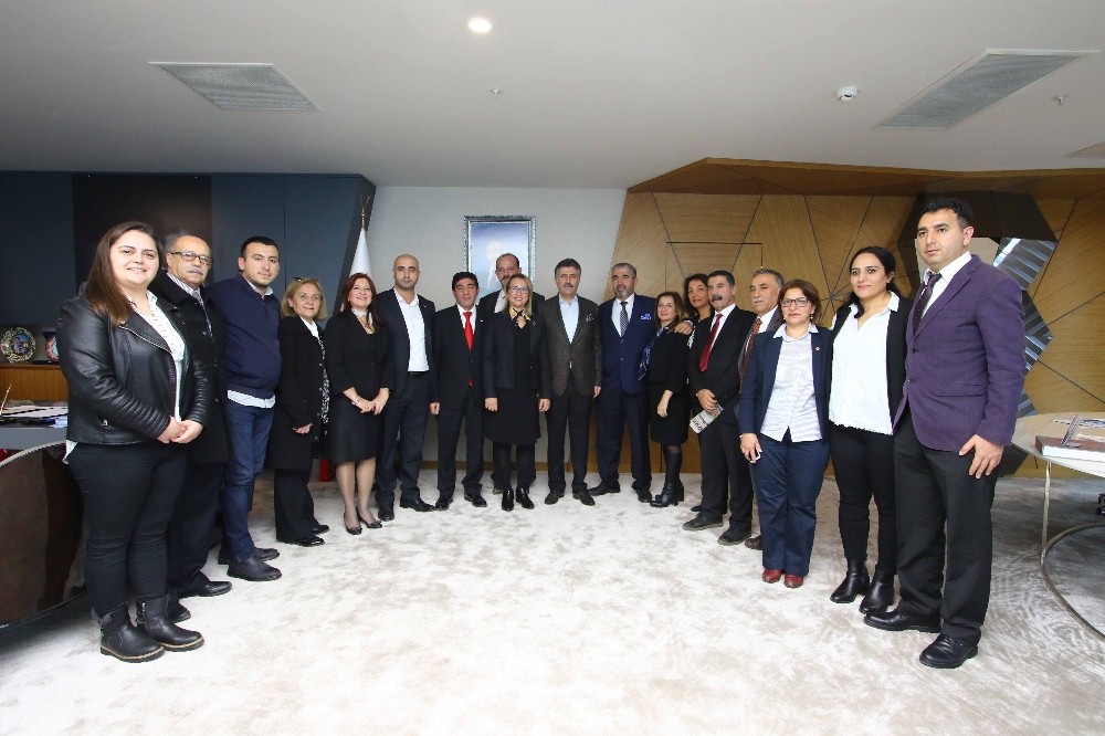 Susmuş ve ekibinden Başkan Sandal’a ziyaret 