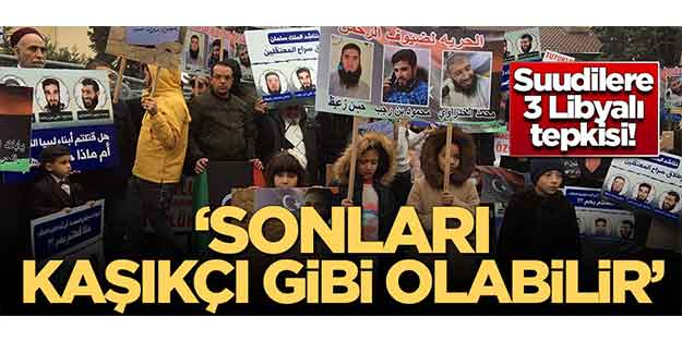 Suudi Arabistan Konsolosluğu'nda Libya protestosu!