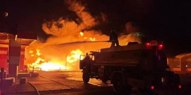 Suudi Arabistan'da korkutan yangın