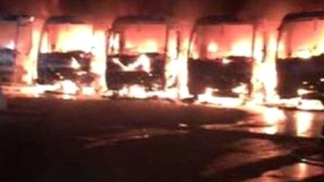Suudi Bin Ladin’in işçileri Mekke’de 9 otobüs yaktı