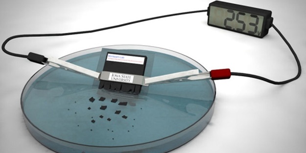 Suyun içinde tamamen çözülen batarya üretildi