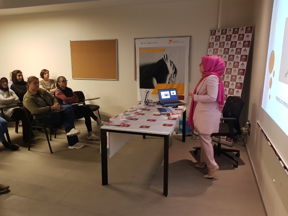 SYK çalışanlarına “aile ve toplumda şiddet” eğitimi 