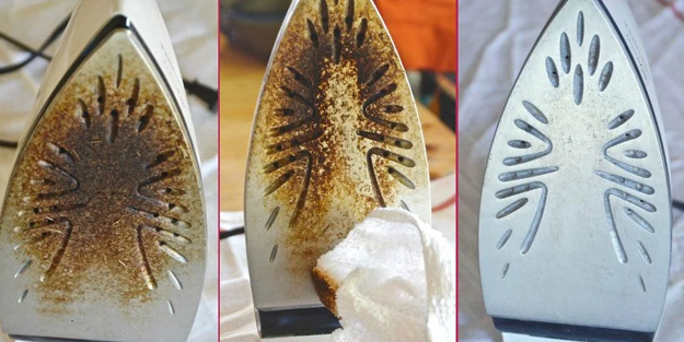 Tabanı yanmış ütüyü tek bir malzemeyle nasıl kolayca temizleyebilirsiniz? Altın değerinde püf nokta: Ütü altına bunu uygulayın