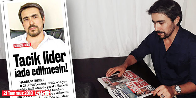 Tacik lider artık özgür